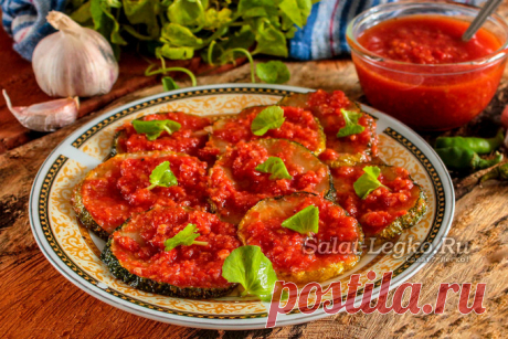 Кабачки по-грузински - самый вкусный рецепт быстрого приготовления