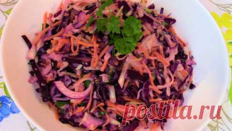 Простой и ОЧЕНЬ ВКУСНЫЙ Американский САЛАТ из КАПУСТЫ Коул Слоу (Coleslaw).