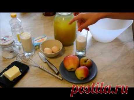 Яблочный пирог любимый рецепт из детства