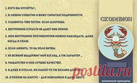 Емкие жизненные принципы знаков Зодиака / Все для женщины
