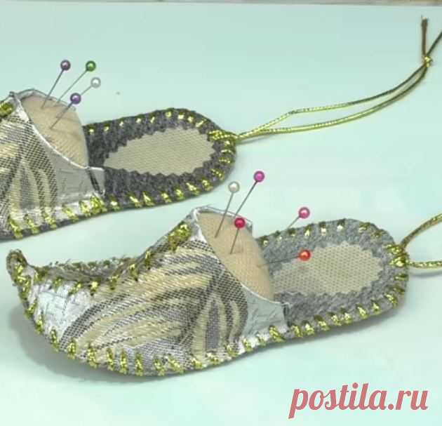 Игольница-туфелька своими руками | Креаликум