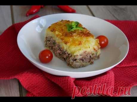 Картофельно-мясная запеканка "Пармантье"