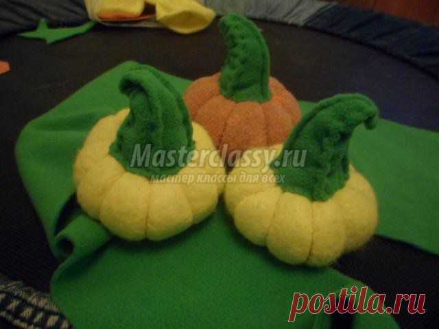 Тильда тыквочка из флиса. Мастер-класс с пошаговыми фото