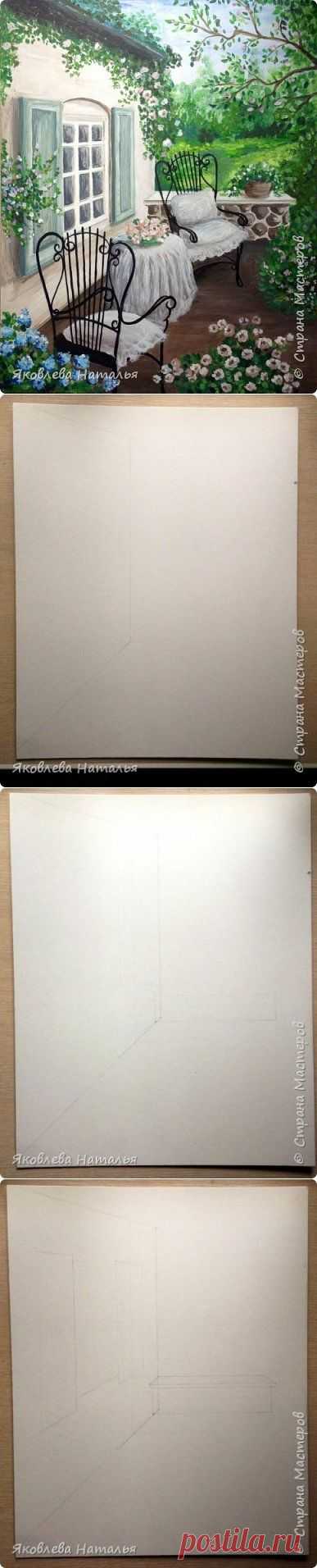 На террасе | Страна Мастеров