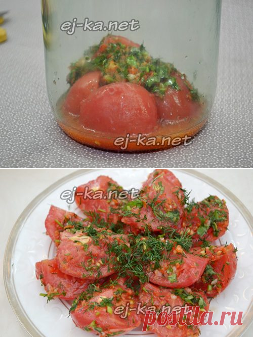 Помидоры по-корейски, самый вкусный рецепт быстрого приготовления | Рецепты с фото