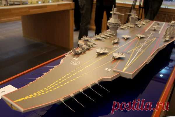 Китайская пресса восхитилась проектом нового российского авианосца