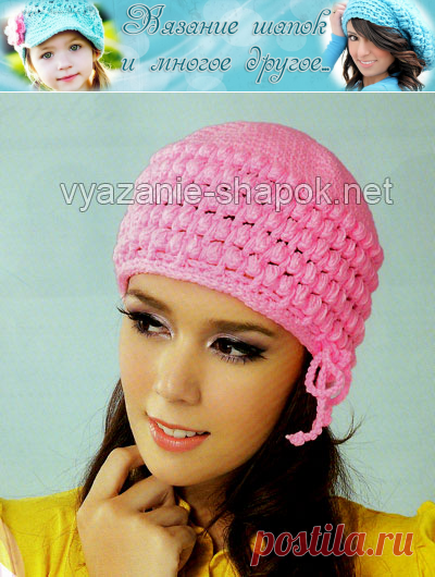 Зимняя шапка крючком для женщин красивым узором | ВЯЗАНИЕ ШАПОК: женские шапки спицами и крючком, мужские и детские шапки, вязаные сумки