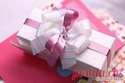 Как красиво завязать ленту на подарочной упаковке: Дневник группы ""Рукодельная Беседка"))))))" - Страна Мам