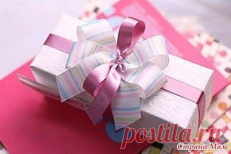 Как красиво завязать ленту на подарочной упаковке: Дневник группы &quot;&quot;Рукодельная Беседка&quot;))))))&quot; - Страна Мам