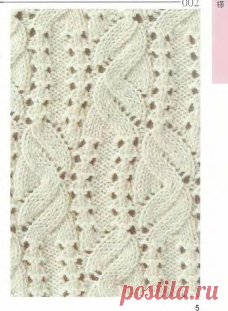 Не знаете каким узором связать себе обновку к весне или лету? Здесь 10 узоров спицами со схемами. | Вязать легко/knitting  | Яндекс Дзен