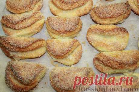 Рецепт: Творожное печенье "Гусиные лапки" на RussianFood.com