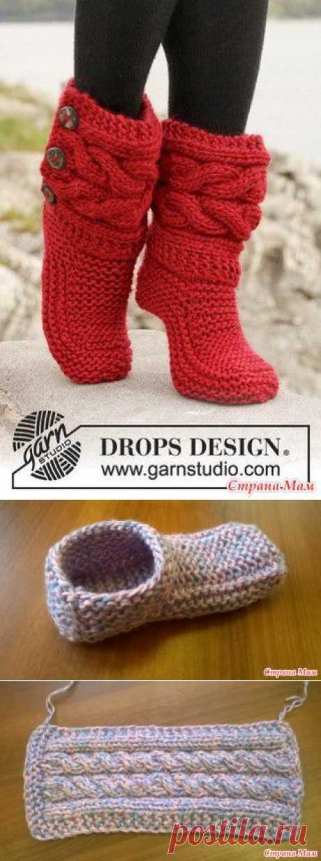 Тапочки-носочки. Онлайн. - Вяжем вместе он-лайн - Страна Мам