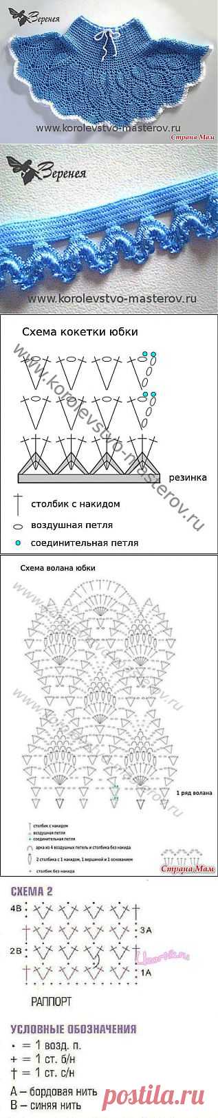 Юбочка от Веренеи, начинаем!: Дневник группы "Вяжем вместе он-лайн" - Страна Мам