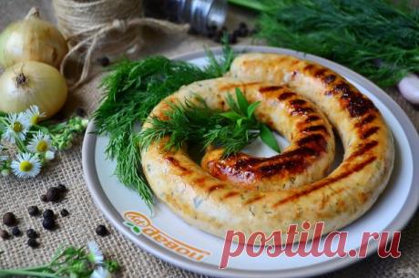 Куриные колбаски с сыром для гриля - пошаговый рецепт с фото на Повар.ру