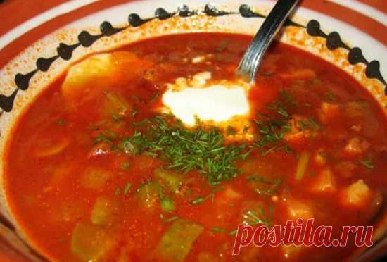 Постный борщ с фасолью и грибами. | Креативные идеи - для дома, для сада, вязание, шитье, описание моделей