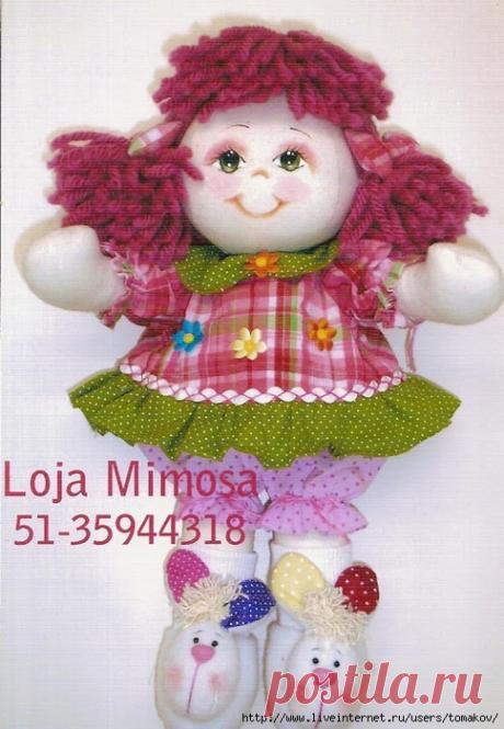 Текстильные куклы. Идеи и выкройки