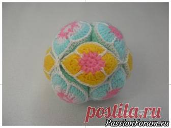 РАЗВИВАЮЩИЙ МЯЧ-ГОЛОВОЛОМКА КРЮЧКОМ - запись пользователя Natalia (Наталья) в сообществе Вязание крючком в категории Вязание крючком. Ваши работы