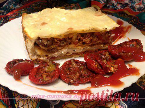 Лазанья из лаваша. Моя импровизация. | Давай поговорим