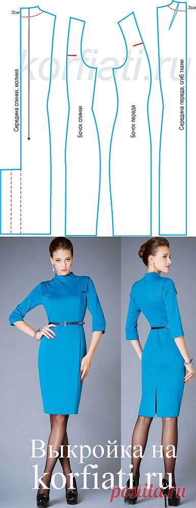 Платье своими руками - выкройка от ШКОЛЫ ШИТЬЯ Анастасии Корфиати