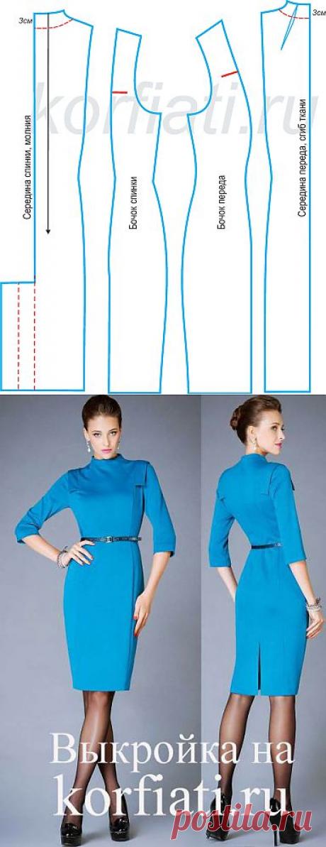 Платье своими руками - выкройка от ШКОЛЫ ШИТЬЯ Анастасии Корфиати