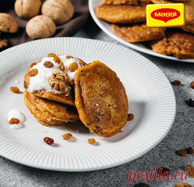 Постные морковные блины с изюмом, орехами и корицей - Надо приготовить! Подробное приготовление постных морковных блинов с изюмом, орехами и корицей на 4 порций, сложность приготовления низкая, вкусное блюдо для особого случая