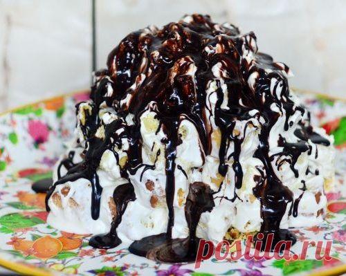 Торт "Графские развалины" бисквитный