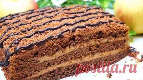 25 минут и Вкуснющий Торт готов, ВМЕСТЕ С ВЫПЕЧКОЙ!
