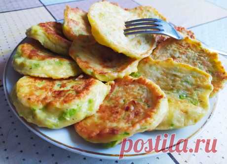 Пышные кабачковые оладьи - рецепт с фото