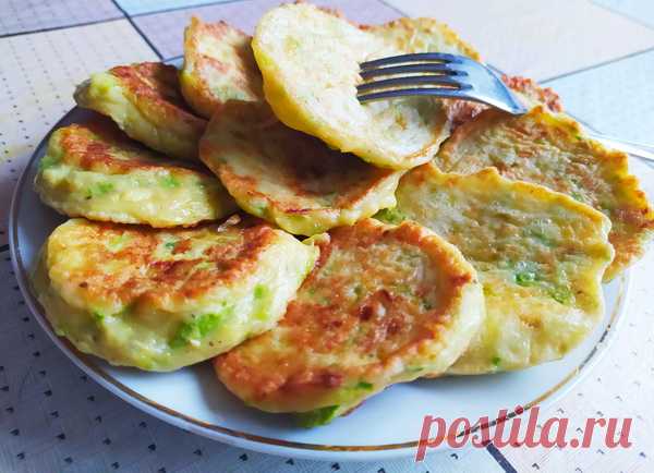 Пышные кабачковые оладьи - рецепт с фото