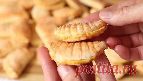 Творожное печенье с яблоками!Такое печенье дети будут уплетать за обе щеки!