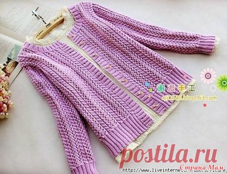 Жакет спицами. - ВЯЗАНАЯ МОДА+ ДЛЯ НЕМОДЕЛЬНЫХ ДАМ - Страна Мам