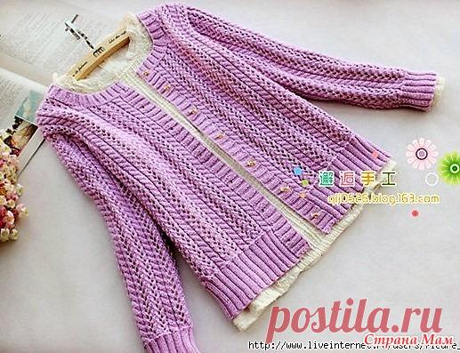 Жакет спицами. - ВЯЗАНАЯ МОДА+ ДЛЯ НЕМОДЕЛЬНЫХ ДАМ - Страна Мам