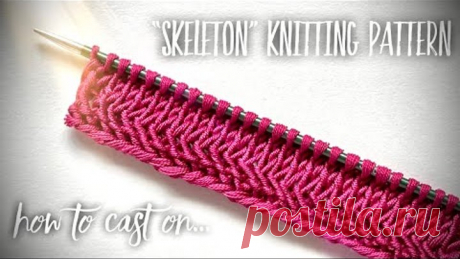 ПРОСТО ШИКАРНЫЙ НАБОР ПЕТЕЛЬ!!! 🐟 / HOW TO CAST ON: SUPER EASY KNITTING DESIGN