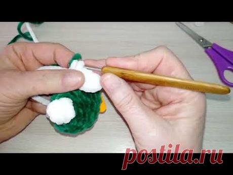 МК Динозаврик Плюшик крючком.