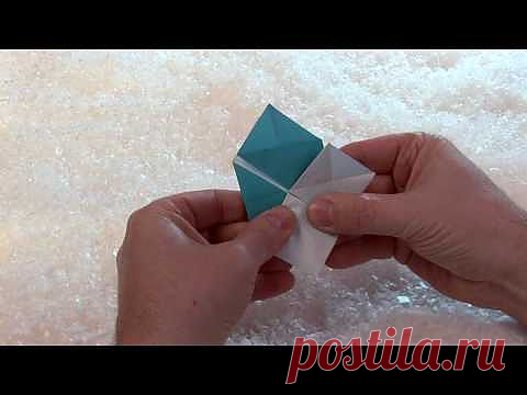 оригами-снежинки