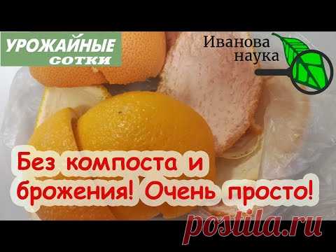 Теперь собираю ГОРАЗДО БОЛЬШЕ! Эти корки - ценное удобрение для плодородия и урожая!