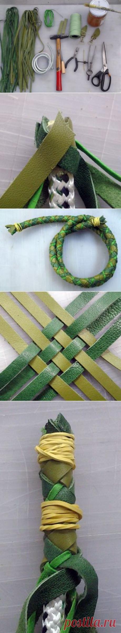 Мастер-класс по плетению кожаных ручек - Ярмарка Мастеров - ручная работа, handmade
