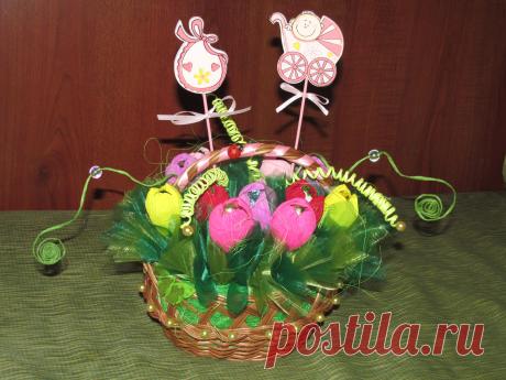 На рождение дочки друзьям.