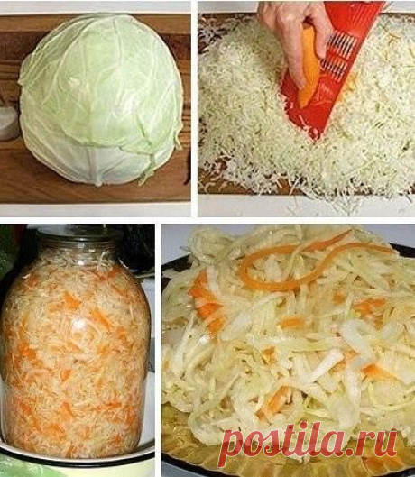 БЫСТРАЯ КВАШЕНАЯ КАПУСТА