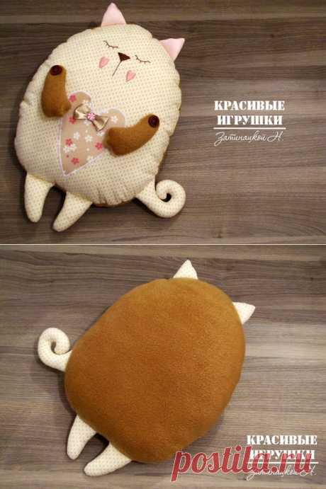 Мастер класс по пошиву кота подушки / Разнообразные игрушки ручной работы / PassionForum - мастер-классы по рукоделию