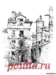 рисунки парижа карандашом - Поиск в Google