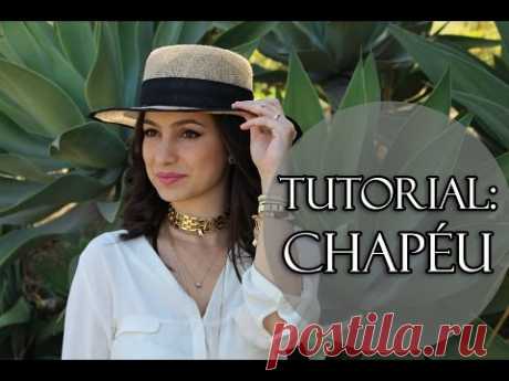 DIY - COMO FAZER UM CHAPÉU por Bruna Cypriano