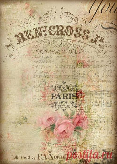 Шикарные винтажные картинки, теги, этикетки и фоны. Много !!!