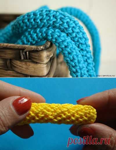 Как связать крючком круглый прочный шнур / How to Crochet Lace Cord