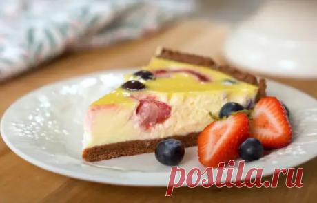 Ягодный пирог с рикоттой и сметаной - Идеи рецептов - 14 августа - 43845052747 - Медиаплатформа МирТесен