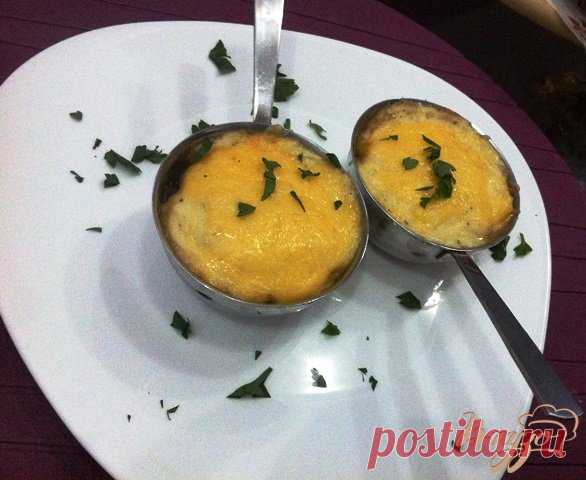 Жульен из королевских шампиньонов - пошаговый рецепт с фото
