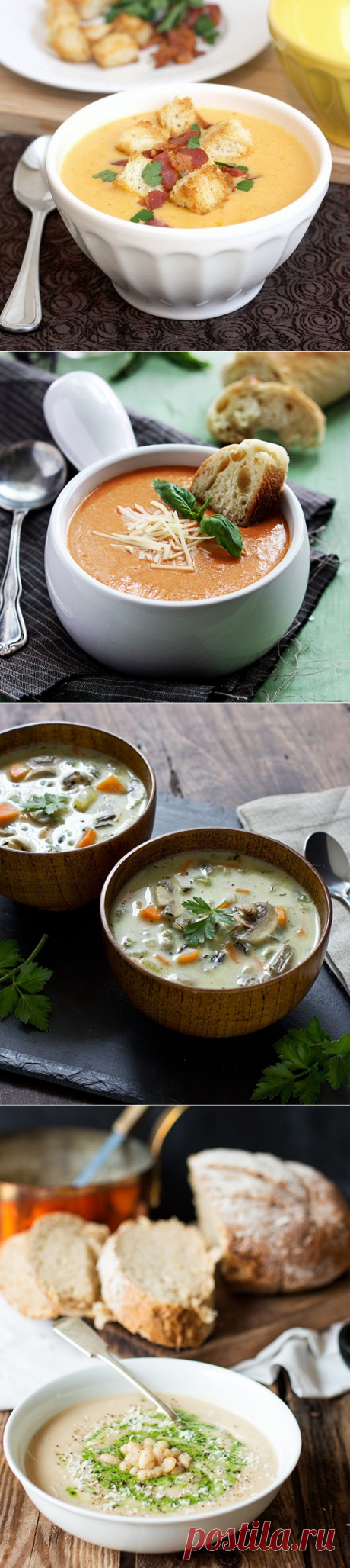 7 вкуснющих сливочных супчиков