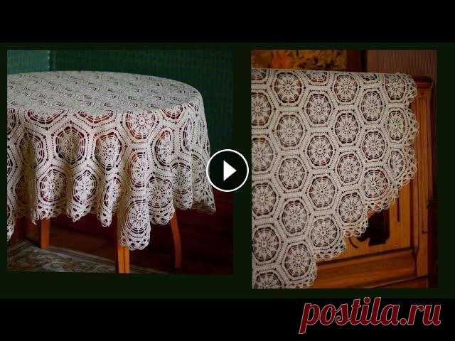 Скатерть Купеческая/как вязала/ соединение мотивов иглой/вязание крючком #Купеческая_скатерть готова. Как вязала, покажу как сшивала мотивы, как вязала кайму. #iriyanta2020 Скатерть в купеческом интерьере и на современном с...