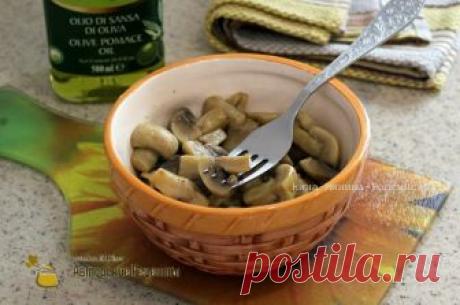 Шампиньоны, маринованные в лимонном соке и коньяке - готовятся быстро и просто! Вкусно и оригинально!