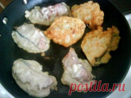 Горбуша в кляре : Рыбные блюда